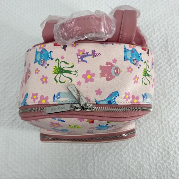 Danielle Nicole Pixar Monsters Inc Pink Mini Backpack - Picture 2 of 6